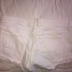 Hollister Shorts - Women’s white denim shorts size 13 Hollister Shorts - Women’s white denim shorts size 13